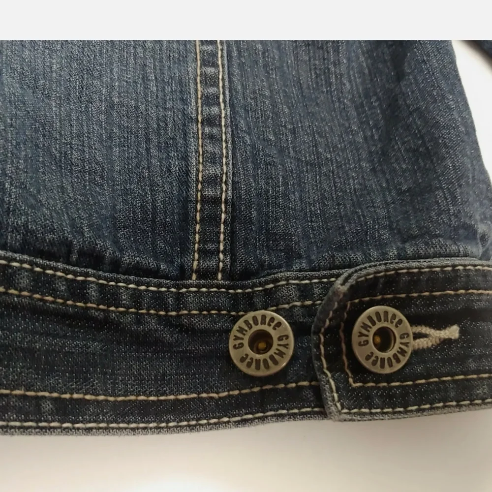 Gymboree  Denim Blue Jean Jacket. Corduroy trim. Size XS (9-18mos)